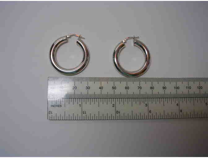 Sterling Silver Hoop Earrings