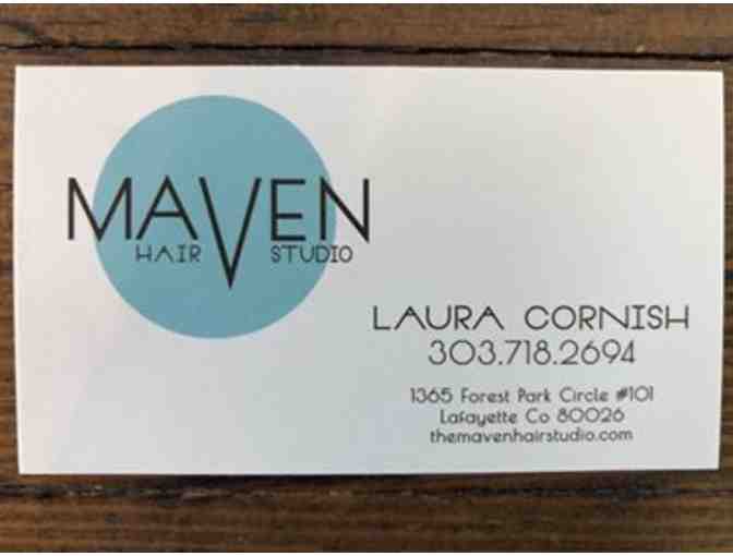 Haircut by Laura Cornish at Maven Hair Studio in Lafayette, CO