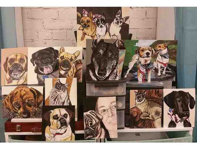11 x 14 Custom Painted Pet Portrait