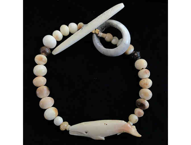 Hand-Carved Whale Bracelet