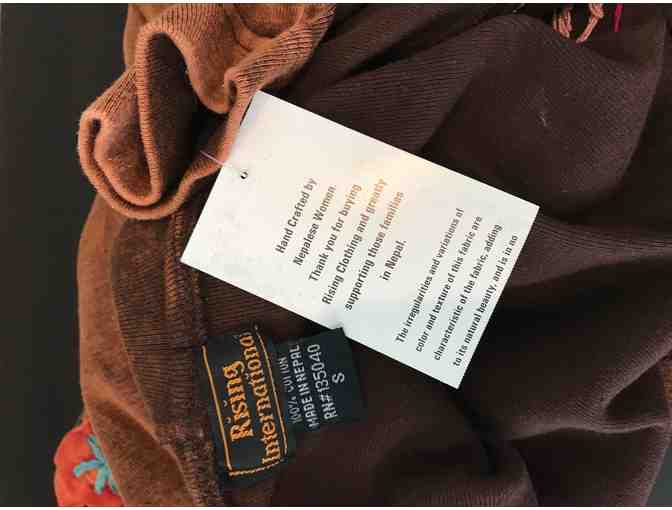 Rising International Zip Hoodie Sweatshirt Small