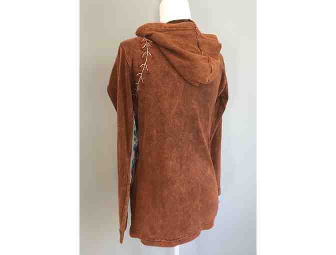 Rising International Zip Hoodie Sweatshirt Small