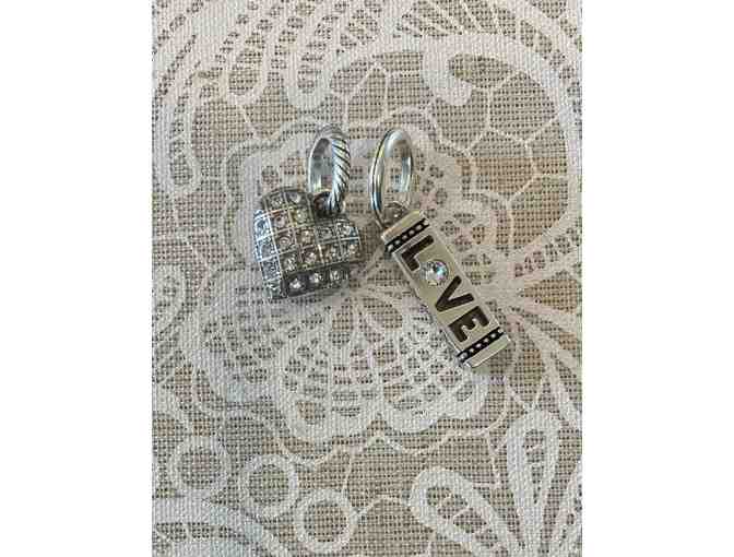 Brighton Heart & Love Charms (Set of 2)