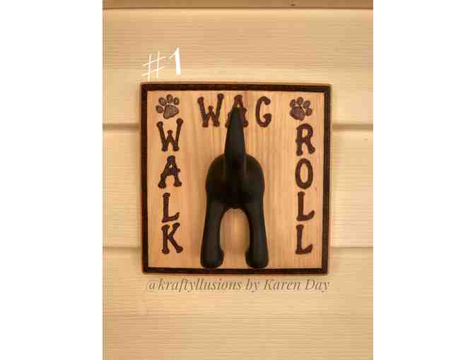 Walk Wag Roll Dog Leash Holder #1 6x6
