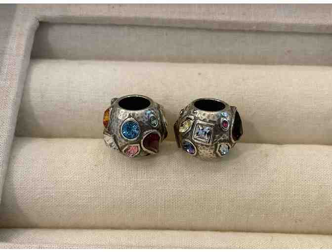 Brighton Multi-Color Crystal Bead Charm Set