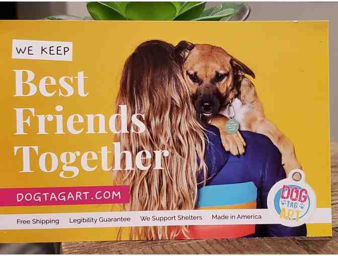 Dog Tag Art - Set of 2