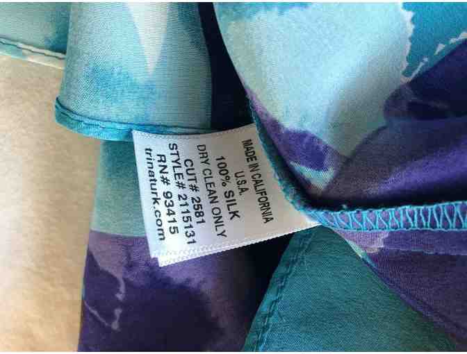 Trina Turk Silk Floral Dress Size 10