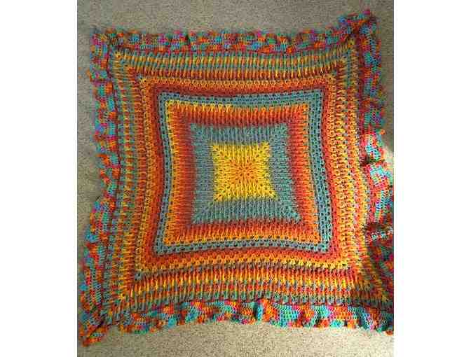 2 Hand crocheted Lap Blankets