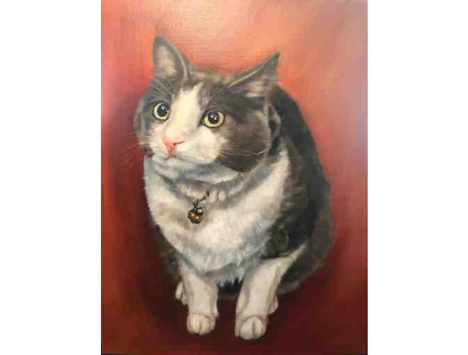 Custom Oil pet portrait