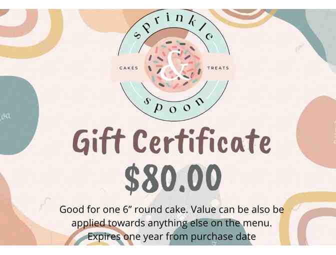 Sprinkle and Spoon Cakes and Treats Gift Certificates (Peyton, CO)