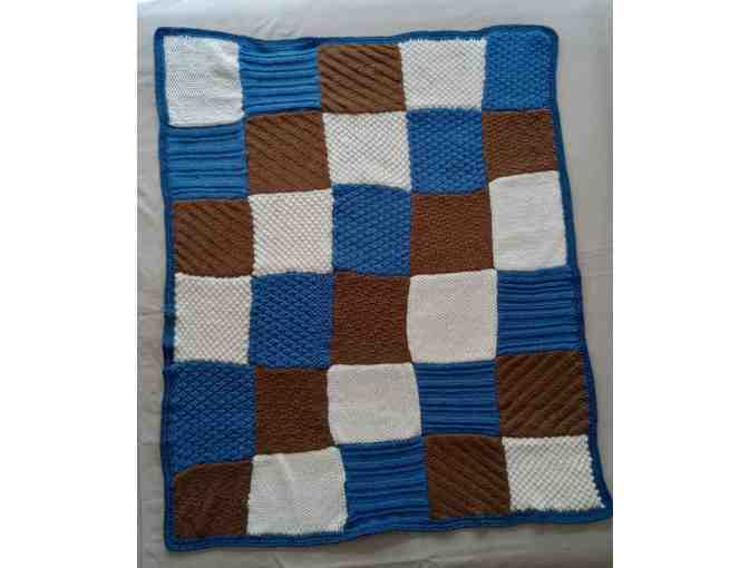 Hand Knitted Lap Throw
