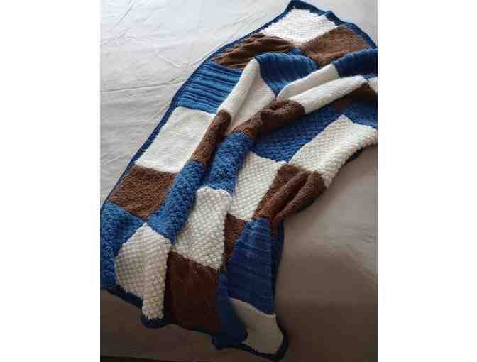 Hand Knitted Lap Throw