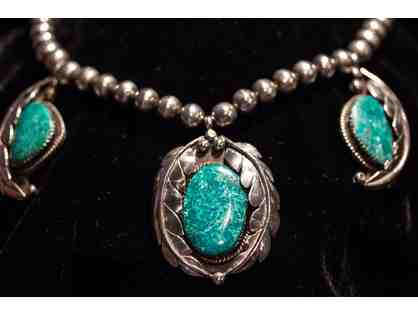 NATIVE AMERICAN SQUASH BLOSSOM NECKLACE