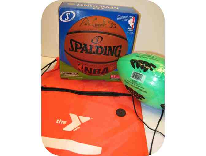 Basketball autographed by Big Five Hall of Famer Pat Carroll