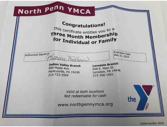 YMCA Membership Package #2
