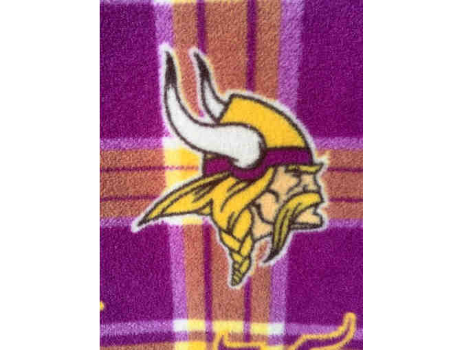 Vikings Fleece Tie Blanket