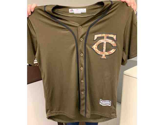 Vintage Camo Kirby Puckett Jersey