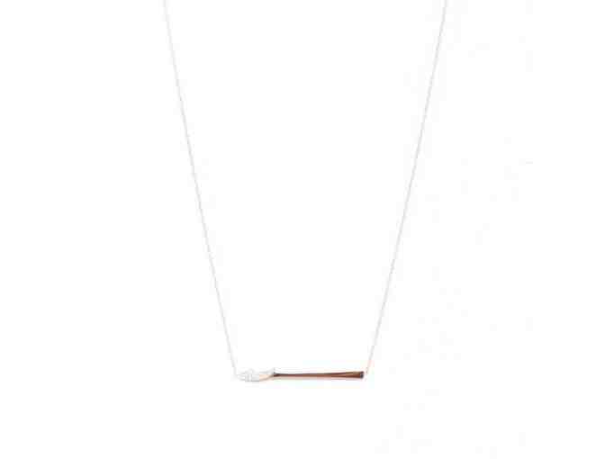 Mason Stanley HARPOON NECKLACE with Pave Diamonds