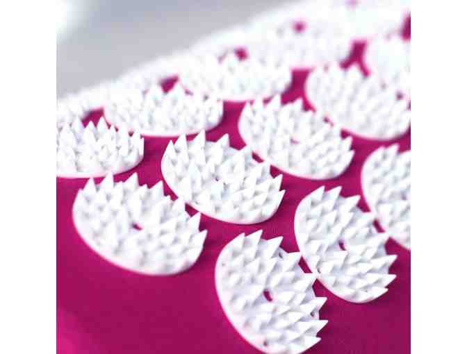 Bed of Nails Acupressure Mat and Pillow in Pink