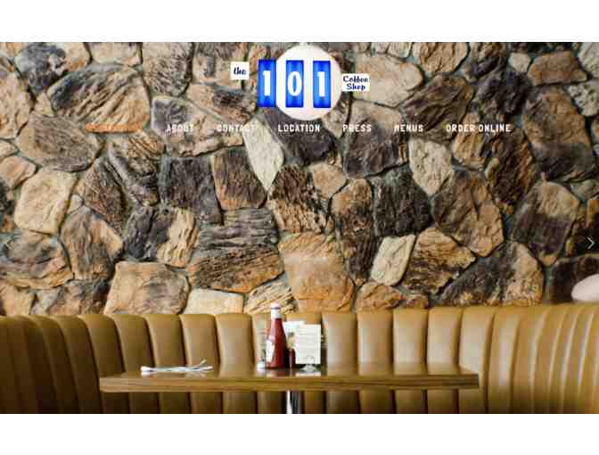 $100 Gift Card: 101 Coffee Shop (Retro Diner)