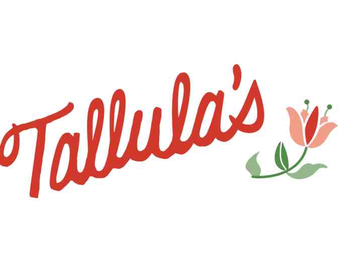 $100 Gift Card to Tullula's Restarant
