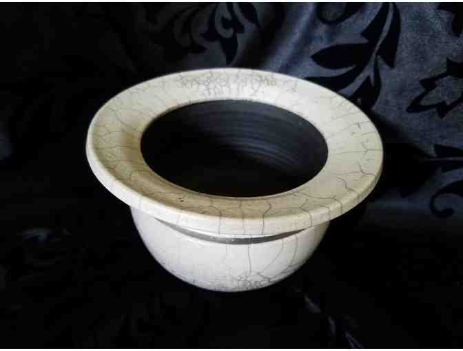 Handcrafted Raku Pottery Bowl by James Castiglione