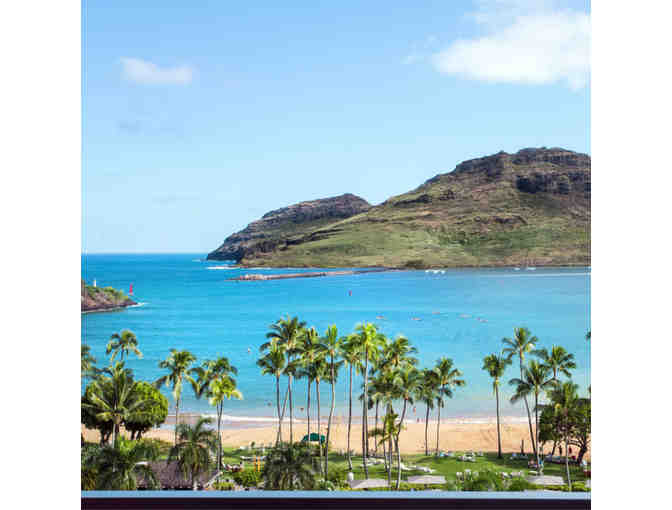 One Night in an Ocean View Room at the Kauai Marriott Resort