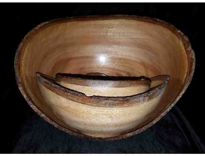 Set of 4 Nesting Bowls from a Cassia Tree
