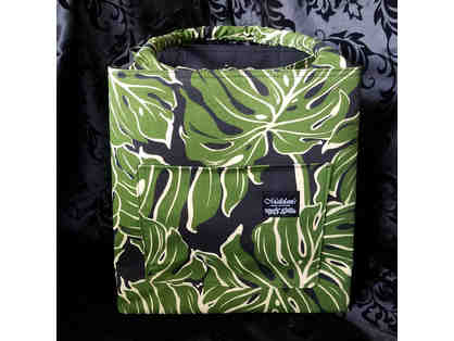 Green Monstera Leaf Mailelani Tote Bag