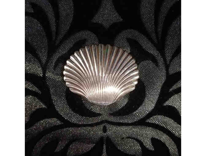 Sterling Silver Shell Brooch