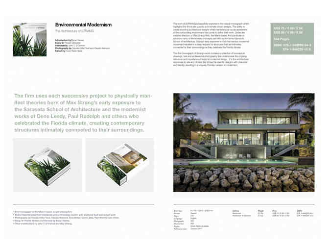 Autographed Monograph Book - Environmental Modernism- The Architecture of Strang