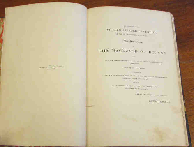 Paxton Magazine of Botany - Volume I - 1834