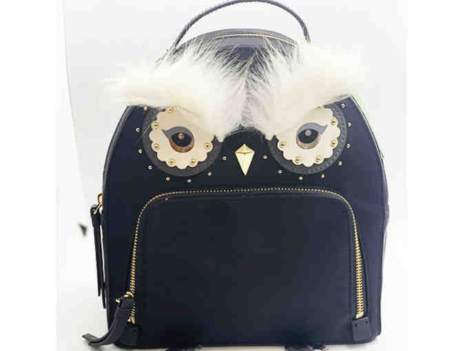 Kate Spade Black Owl Small Backpack - Photo 1