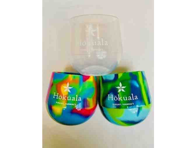 4 Rounds of FootGolf at the Ocean Course at Hokuala + 4 Sili Stemless Wine Glasses