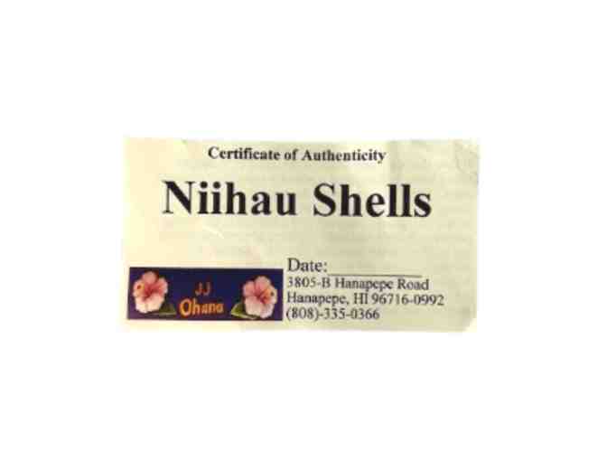 Niihau Shell Bracelet and Earring Set