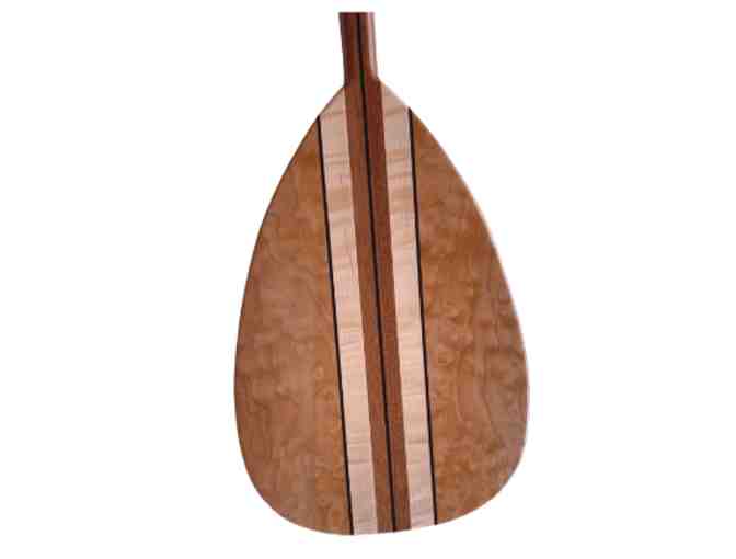 Canoe Paddle created by local woodworker, Frank Pullano