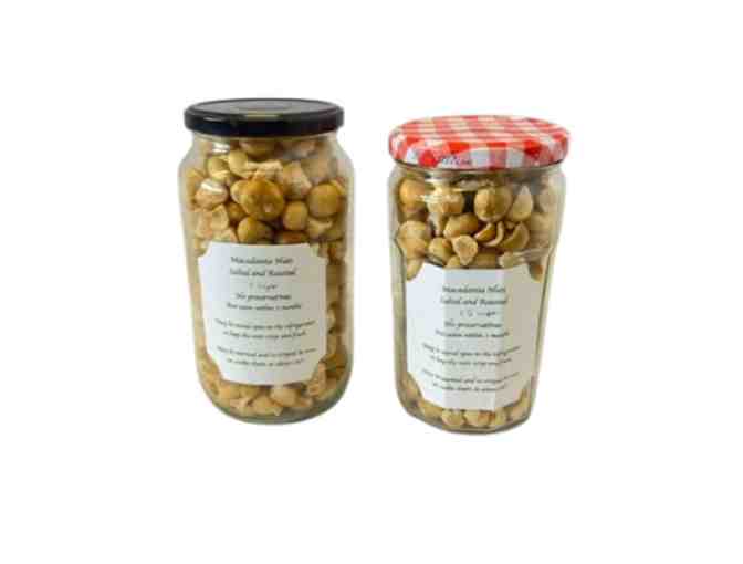 Small Hula Bag and Homemade Salted and Roasted Macadamia nuts