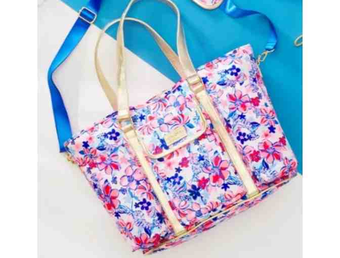 Lilly Pulitzer Beach Towel and Insulated Tote