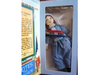 Susan B. Anthony Doll and Cardboard House