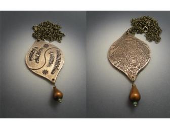 Handcrafted Bronze Pendant