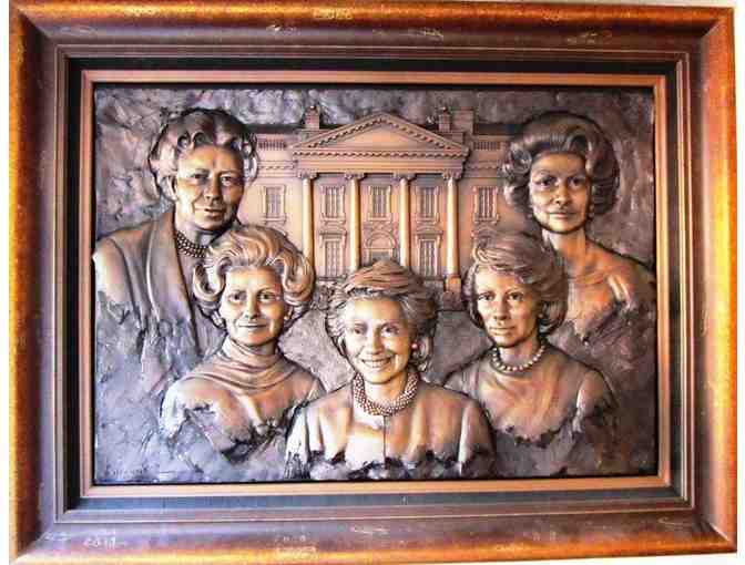 First Ladies Who Worked For Women's Rights Bas Relief Sculpture - Photo 1