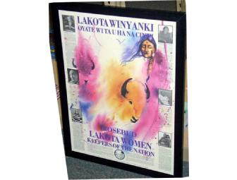 Lakota Women Keepers of the Nation Framed Poster