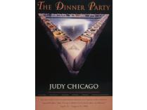 The Dinner Party Poster autographed by Judy Chicago