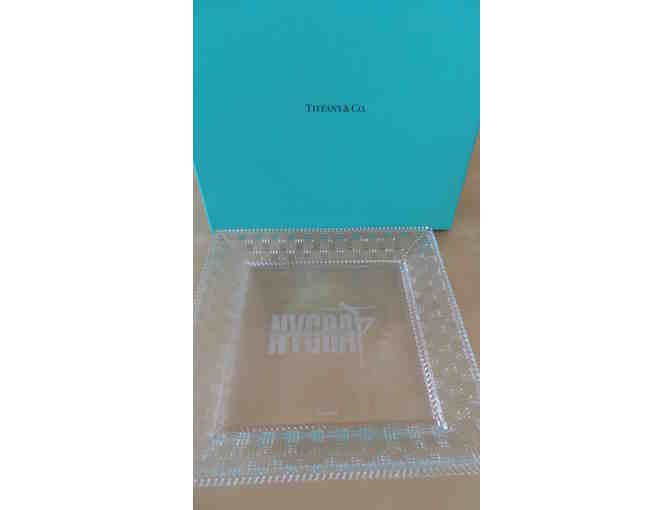 NYCDA Inscribed Tiffany Glass Plate
