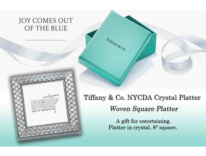Tiffany & Co. NYCDA Inscribed Crystal  Plate