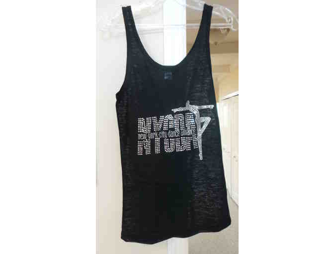 NYCDA One of a Kind Black Burnt Tank Top