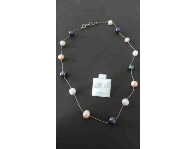 Freshwater Pearl Floating Necklace
