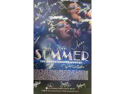Summer: The Donna Summer Musical Signed Broadway Show Poster