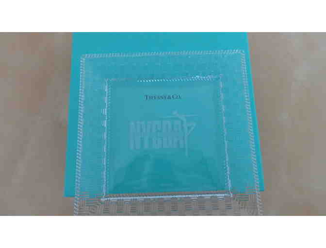 Tiffany & Co. NYCDA Inscribed Crystal Plate