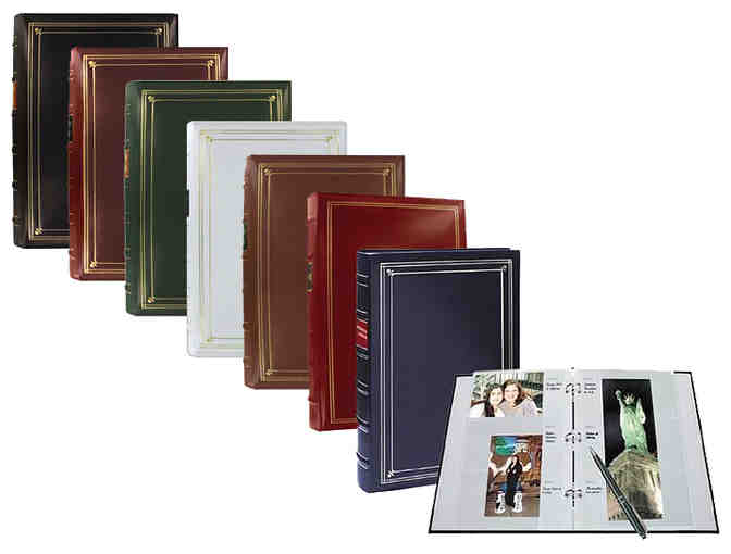 Two Bonded Leather Photo Albums by Pioneer